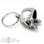 Preview: 3D Totenkopf Biker-Bell mit Hanfblatt Weed Skull Ride Bell Glücksbringer Geschenk Preview: 3D Totenkopf Biker-Bell mit Hanfblatt Weed Skull Ride Bell Glücksbringer Geschenk